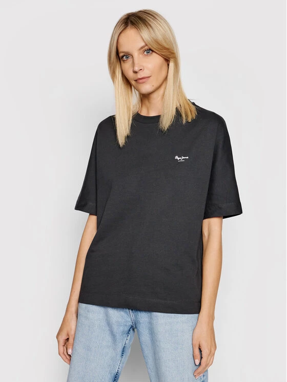 Pepe Jeans Γυναίκες T-shirts T-Shirt Agnes PL581101 Γκρι Relaxed Fit 1 Pepe Jeans Γυναίκες T-shirts T-Shirt Agnes PL581101 Γκρι Relaxed Fit