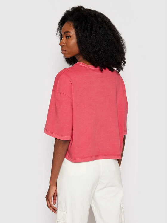 Pepe Jeans Γυναίκες T-shirts T-Shirt Daniella PL504840 Κόκκινο Oversize 3 Pepe Jeans Γυναίκες T-shirts T-Shirt Daniella PL504840 Κόκκινο Oversize - Image 3