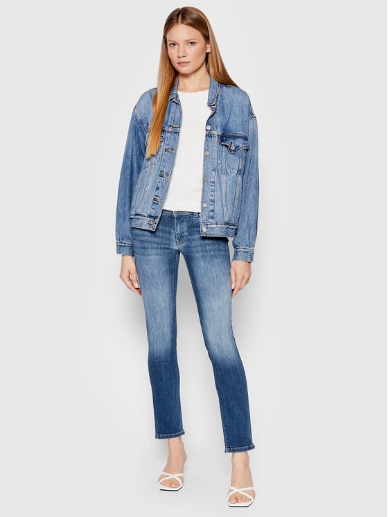 Pepe Jeans Γυναίκες Τζιν New Brooke PL204165 Σκούρο μπλε Slim Fit 2 Pepe Jeans Γυναίκες Τζιν New Brooke PL204165 Σκούρο μπλε Slim Fit - Image 2