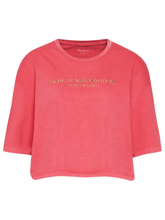 Pepe Jeans Γυναίκες T-shirts T-Shirt Daniella PL504840 Κόκκινο Oversize 5 Pepe Jeans Γυναίκες T-shirts T-Shirt Daniella PL504840 Κόκκινο Oversize - Image 5