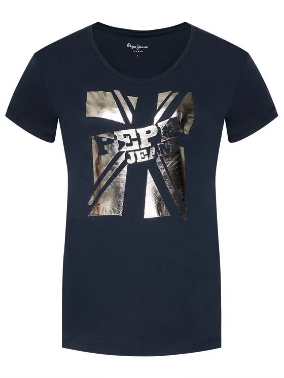 Pepe Jeans Γυναίκες T-shirts T-Shirt Alessa PL504795 Σκούρο μπλε Regular Fit 5 Pepe Jeans Γυναίκες T-shirts T-Shirt Alessa PL504795 Σκούρο μπλε Regular Fit - Image 5
