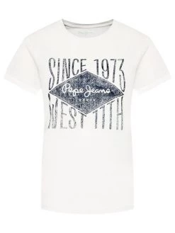 Pepe Jeans Γυναίκες T-shirts T-Shirt Alex PL504796 Λευκό Regular Fit 9 Pepe Jeans Γυναίκες T-shirts T-Shirt Alex PL504796 Λευκό Regular Fit -Pepe Jeans Κατάστημα unnamed file 805