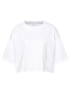 Pepe Jeans Γυναίκες T-shirts T-Shirt Miriam PL504857 Λευκό Relaxed Fit -Pepe Jeans Κατάστημα unnamed file 815