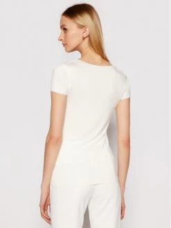 Pepe Jeans Γυναίκες T-shirts T-Shirt Charlotte PL504832 Λευκό Regular Fit -Pepe Jeans Κατάστημα unnamed file 818