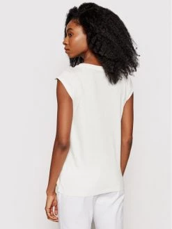 Pepe Jeans Γυναίκες T-shirts T-Shirt Camila PL504827 Λευκό Regular Fit -Pepe Jeans Κατάστημα unnamed file 844