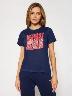 Pepe Jeans Γυναίκες T-shirts T-Shirt Brooklyn PL504824 Σκούρο μπλε Regular Fit