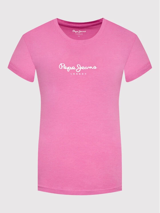 Pepe Jeans Γυναίκες T-shirts T-Shirt New Virgina PL505202 Ροζ Slim Fit 5 Pepe Jeans Γυναίκες T-shirts T-Shirt New Virgina PL505202 Ροζ Slim Fit - Image 5
