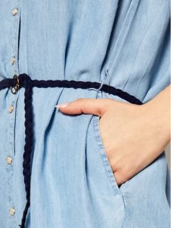 Pepe Jeans Γυναίκες Φορέματα σε Στυλ Πουκάμισο & Σεμιζιέ Φόρεμα πουκάμισο Benny PL952820 Μπλε Regular Fit -Pepe Jeans Κατάστημα unnamed file 865