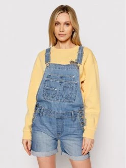 Pepe Jeans Γυναίκες Τζιν Σορτς Σαλοπέτα ARCHIVE Abby Fabby PL230332 Μπλε Regular Fit