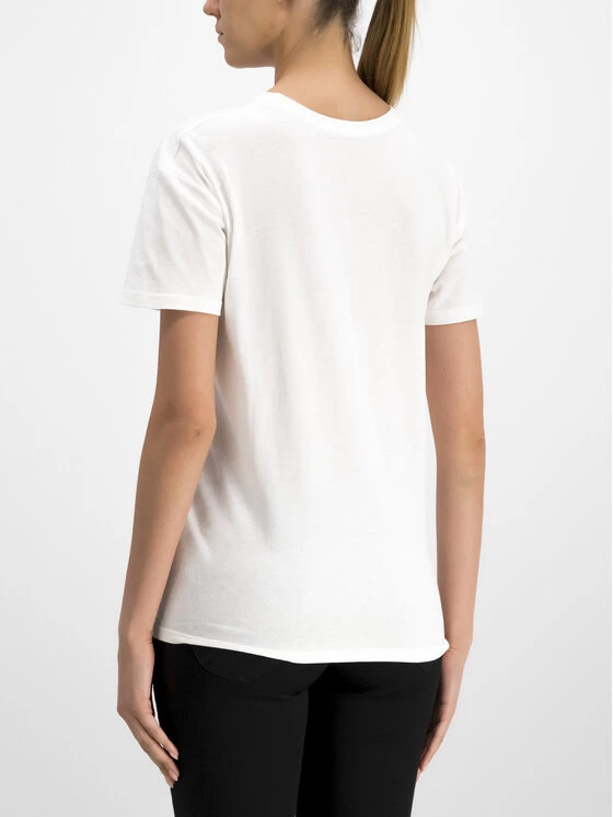 Pepe Jeans Γυναίκες T-shirts T-Shirt PL504087 Λευκό Regular Fit 2 Pepe Jeans Γυναίκες T-shirts T-Shirt PL504087 Λευκό Regular Fit - Image 2