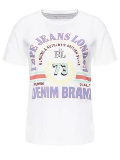 Pepe Jeans Γυναίκες T-shirts T-Shirt PL504087 Λευκό Regular Fit 5 Pepe Jeans Γυναίκες T-shirts T-Shirt PL504087 Λευκό Regular Fit -Pepe Jeans Κατάστημα unnamed file 905