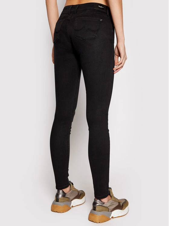Pepe Jeans Γυναίκες Τζιν Soho PL201040 Μαύρο Skinny Fit 3 Pepe Jeans Γυναίκες Τζιν Soho PL201040 Μαύρο Skinny Fit - Image 3