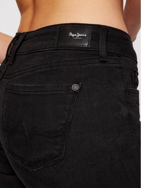 Pepe Jeans Γυναίκες Τζιν Soho PL201040 Μαύρο Skinny Fit 4 Pepe Jeans Γυναίκες Τζιν Soho PL201040 Μαύρο Skinny Fit - Image 4