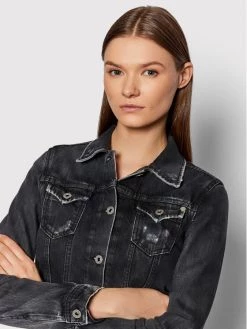 Pepe Jeans Γυναίκες Τζιν Μπουφάν Τζιν μπουφάν Thrift PL402011 Μαύρο Regular Fit -Pepe Jeans Κατάστημα unnamed file 924