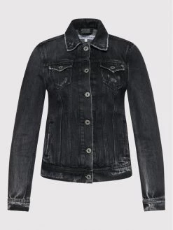 Pepe Jeans Γυναίκες Τζιν Μπουφάν Τζιν μπουφάν Thrift PL402011 Μαύρο Regular Fit -Pepe Jeans Κατάστημα unnamed file 925