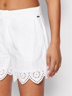 Pepe Jeans Γυναίκες Υφασμάτινα Σορτς Σορτς υφασμάτινο Luella PL800981 Λευκό Regular Fit -Pepe Jeans Κατάστημα unnamed file 929