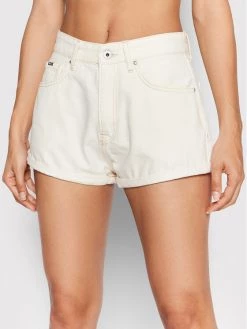 Pepe Jeans Γυναίκες Τζιν Σορτς Τζιν σορτσάκια Suzie PL801003 Μπεζ Regular Fit