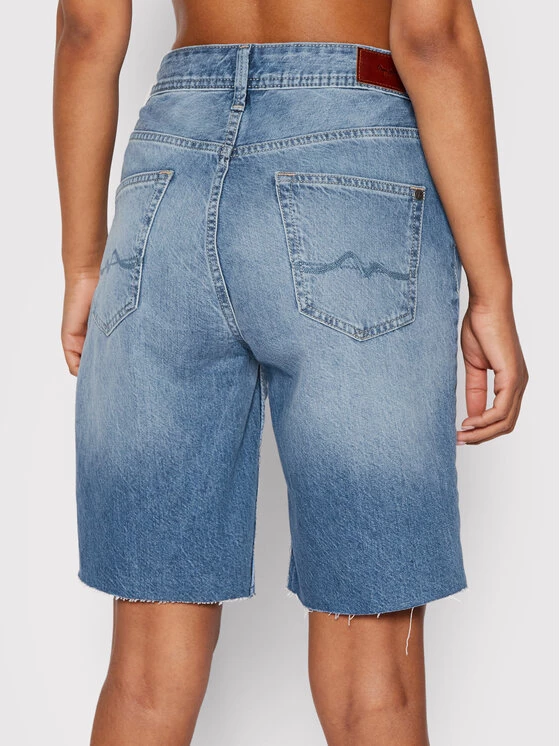 Pepe Jeans Γυναίκες Τζιν Σορτς Τζιν σορτσάκια Violet PL801006 Μπλε Regular Fit 3 Pepe Jeans Γυναίκες Τζιν Σορτς Τζιν σορτσάκια Violet PL801006 Μπλε Regular Fit - Image 3