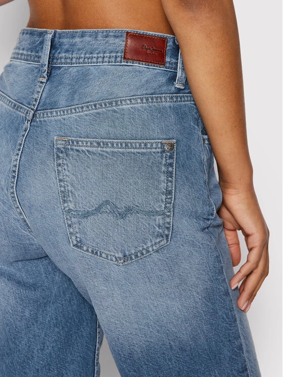 Pepe Jeans Γυναίκες Τζιν Σορτς Τζιν σορτσάκια Violet PL801006 Μπλε Regular Fit 4 Pepe Jeans Γυναίκες Τζιν Σορτς Τζιν σορτσάκια Violet PL801006 Μπλε Regular Fit - Image 4