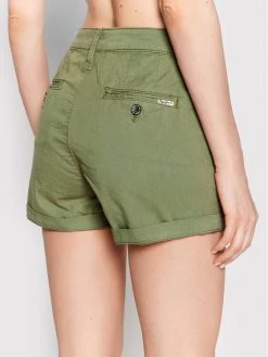Pepe Jeans Γυναίκες Υφασμάτινα Σορτς Σορτς υφασμάτινο Balboa PL800994 Πράσινο Regular Fit -Pepe Jeans Κατάστημα unnamed file 943