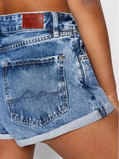Pepe Jeans Γυναίκες Τζιν Σορτς Τζιν σορτσάκια Suzie PL801003 Μπλε Regular Fit -Pepe Jeans Κατάστημα unnamed file 954