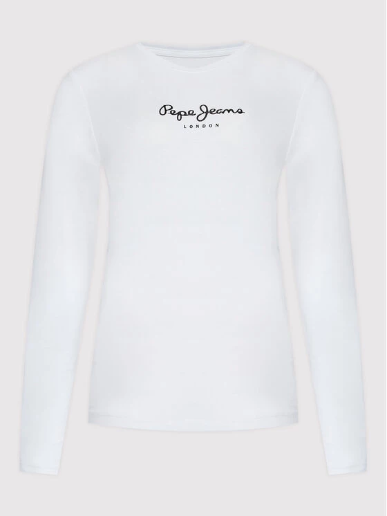 Pepe Jeans Γυναίκες Μπλουζάκια Μπλουζάκι New Virginia PL505203 Λευκό Slim Fit 5 Pepe Jeans Γυναίκες Μπλουζάκια Μπλουζάκι New Virginia PL505203 Λευκό Slim Fit - Image 5