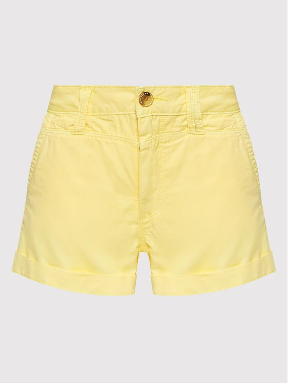 Pepe Jeans Γυναίκες Υφασμάτινα Σορτς Σορτς υφασμάτινο Balboa PL800994 Κίτρινο Regular Fit 5 Pepe Jeans Γυναίκες Υφασμάτινα Σορτς Σορτς υφασμάτινο Balboa PL800994 Κίτρινο Regular Fit - Image 5
