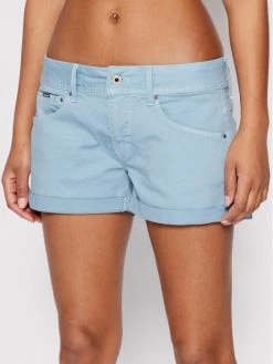 Pepe Jeans Γυναίκες Τζιν Σορτς Τζιν σορτσάκια Siouxie PL801002 Μπλε Boyfriend Fit